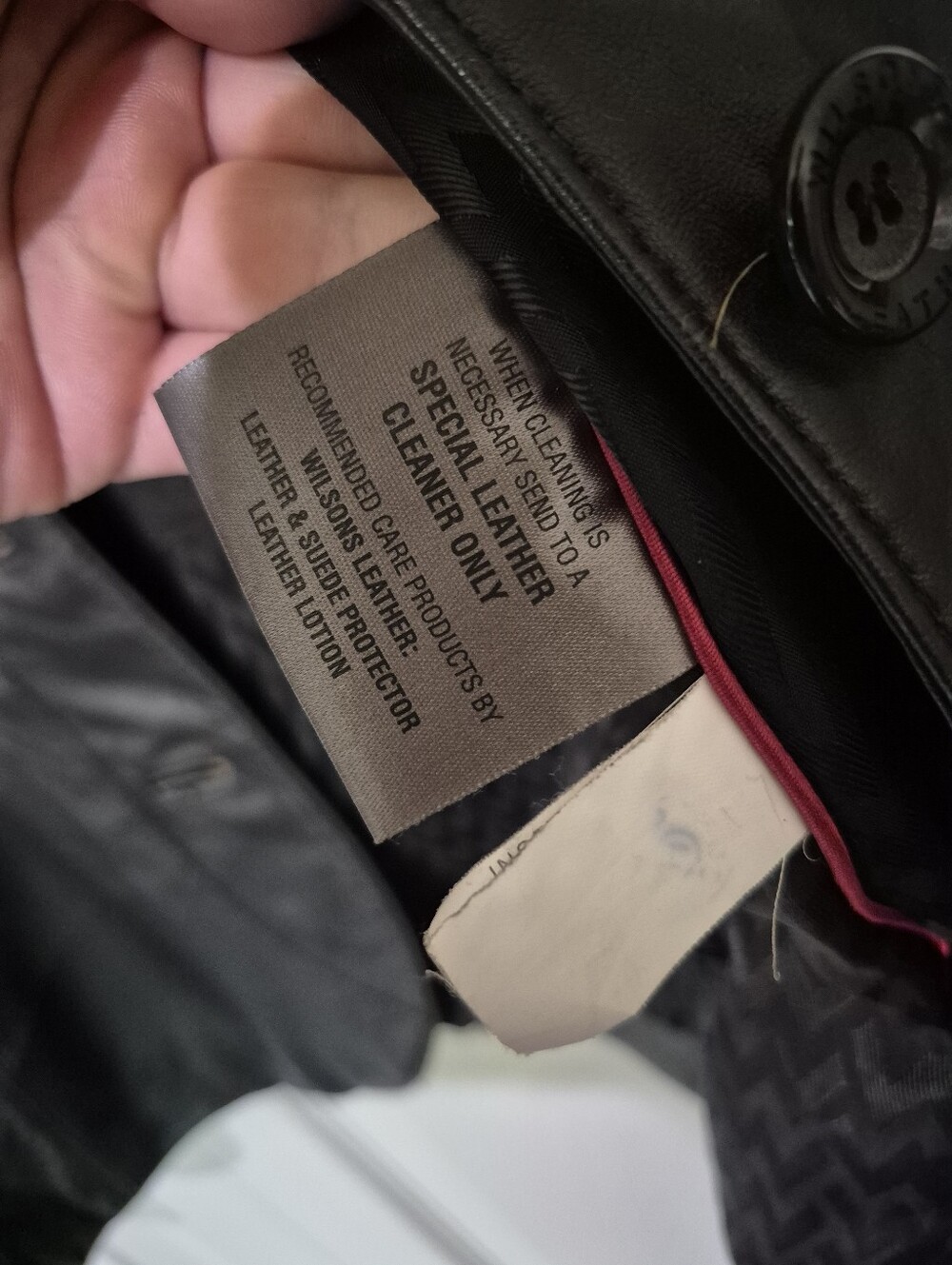 Wilsons Leather Jacket Black, Womens Size L - Picture 8 of 12